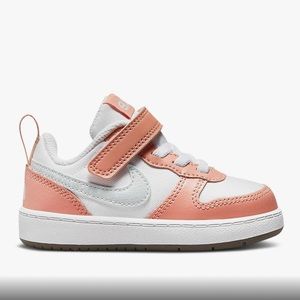 NIKE BABY TODDLER BOROUGH LOW 2 SE1 WHITE MADDER ROOT!
